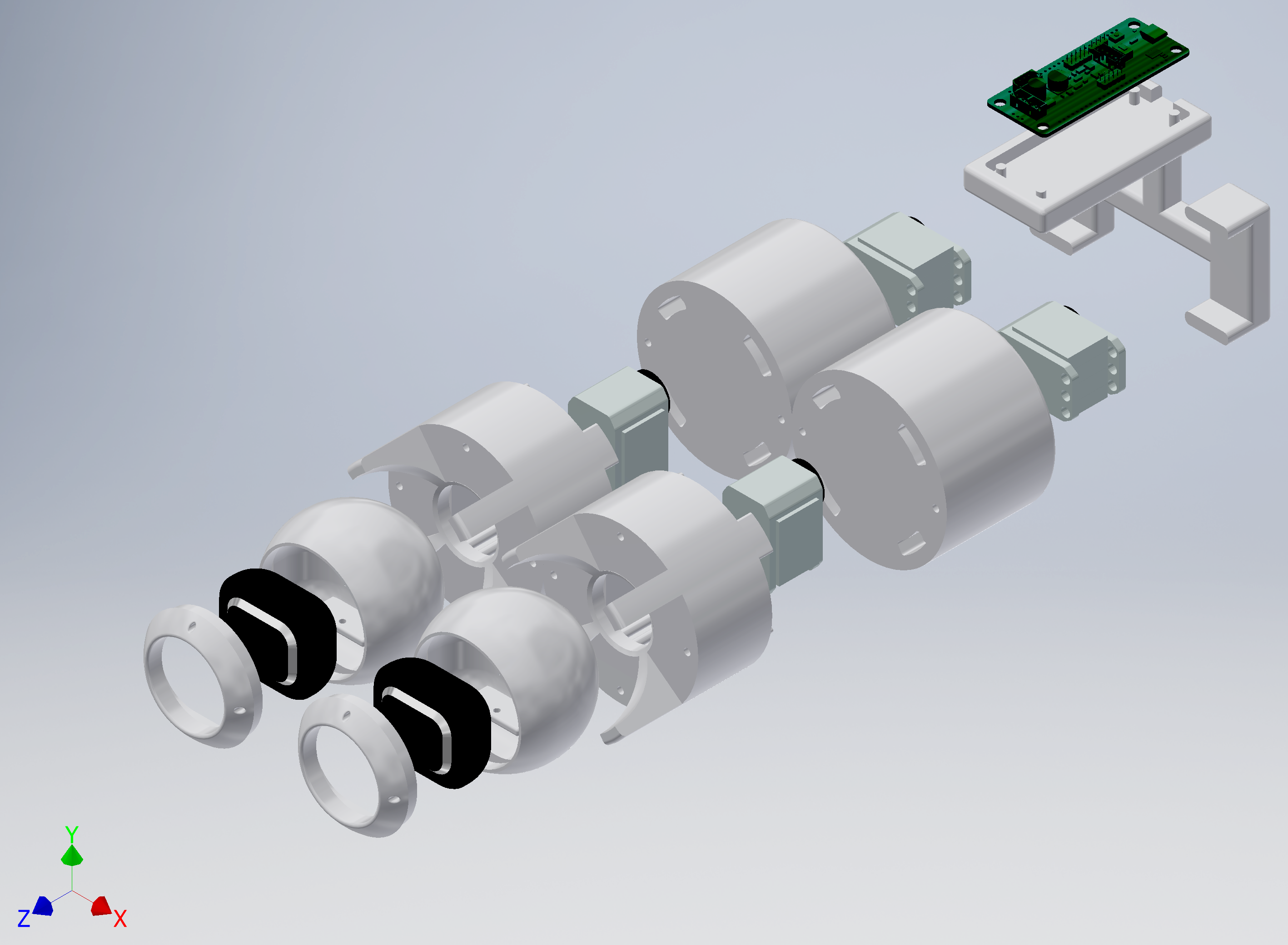 Design and Evaluation of a Bioinspired Tendon-Driven 3D-Printed Robotic Eye with Active Vision Capabilities
